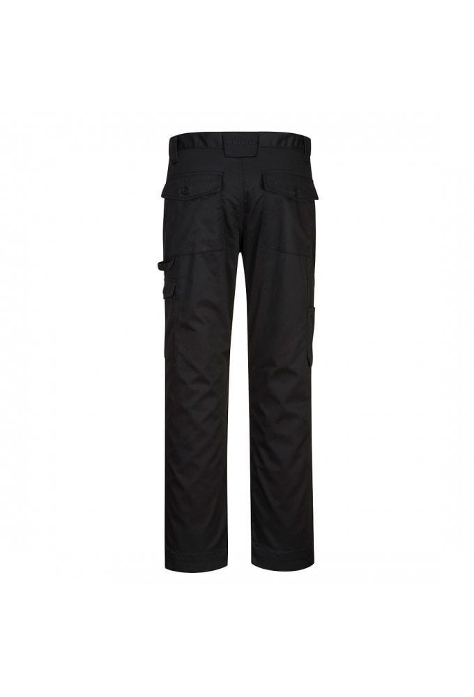 CD884 Portwest Super Work Trousers Black (28 to 48 Waist)