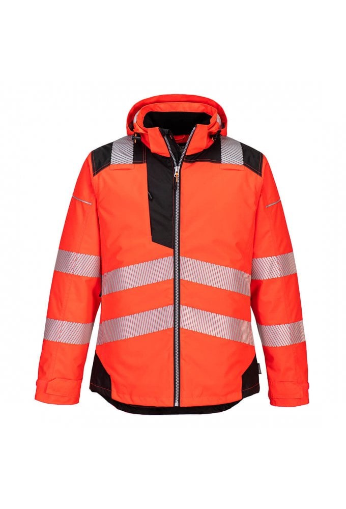 T400 Portwest Hi Vis Winter Softshell Jacket (XS TO 4XL) 7 COLOURS RIS 3279 TOM Issue 2 (Orange Only)