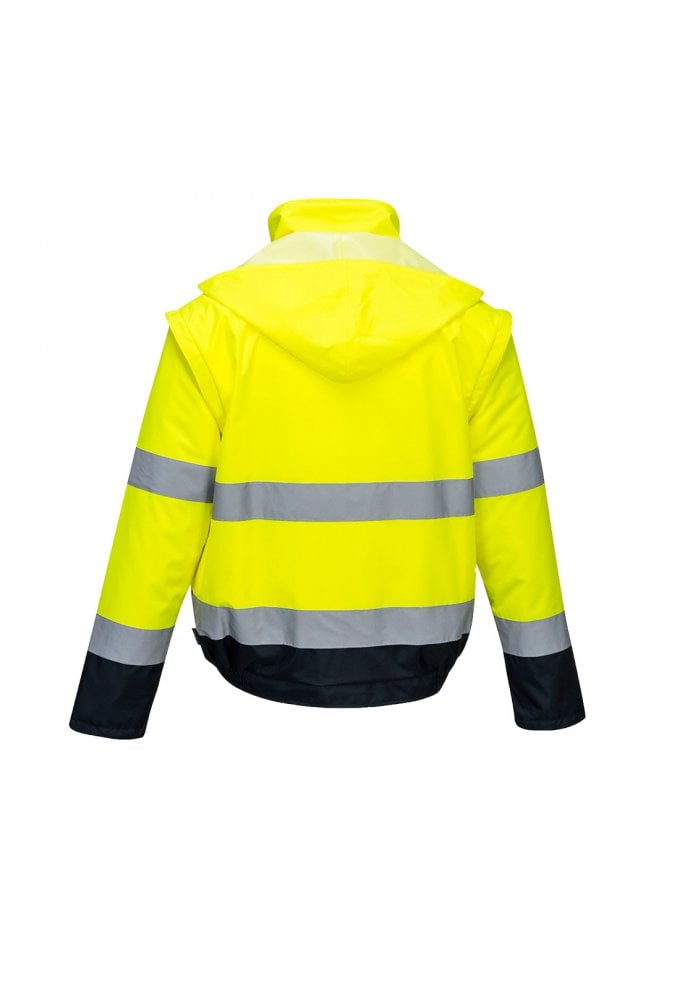 C464 - Contrast Essential 2-in-1 Lite Bomber Jacket (Small to 3Xlarge) 2 COLOURS RIS 3279 TOM in Orange