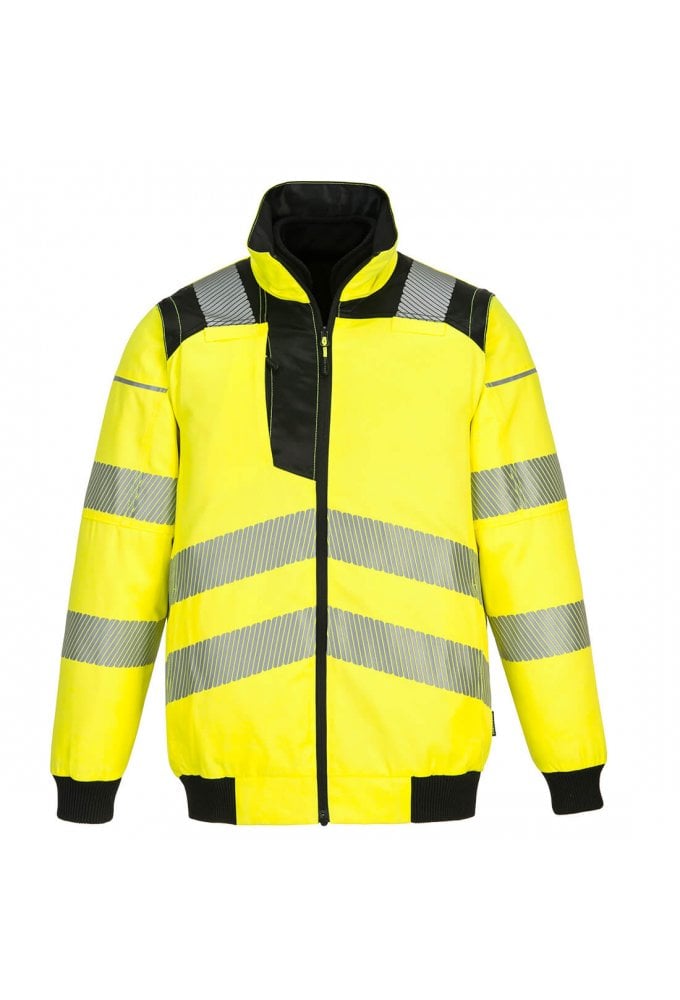 PW302 Potwest Hi-Vis 3-in-1 Pilot Jacket (Small to 3XLarge) 2 COLOURS RIS 3279 TOM in Orange