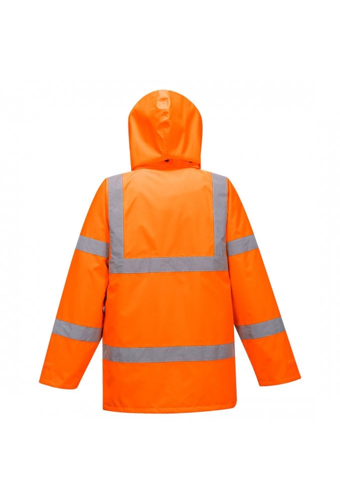 RT63 - Hi-Vis Breathable Interactive Rain Traffic Jacket (Small to 3XLarge) RIS 3279 TOM