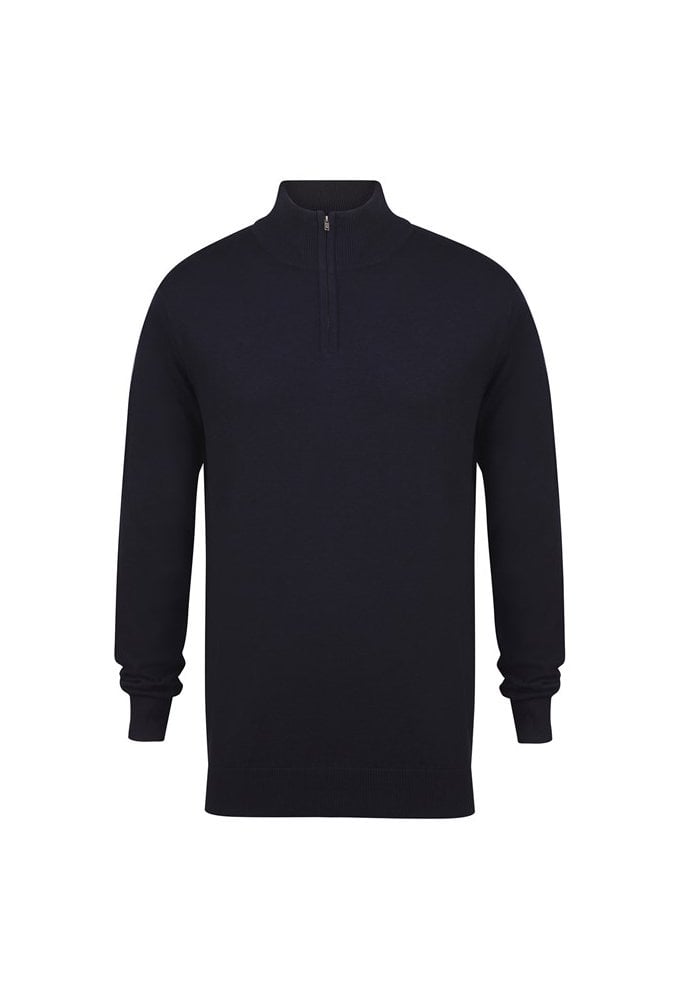 HB729 Henbury 1/4 Zip Jumper (Xsmall to 4Xlarge) 3 COLOURS