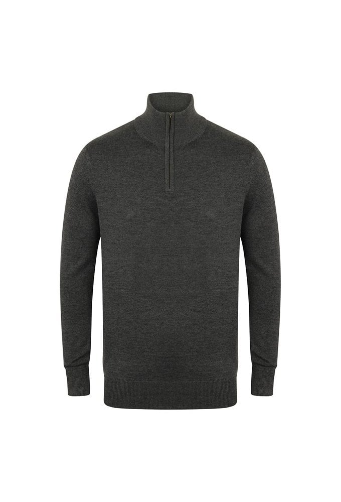 HB729 Henbury 1/4 Zip Jumper (Xsmall to 4Xlarge) 3 COLOURS