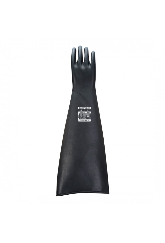 A803 - Heavyweight Latex Rubber Gauntlet 600mm 3 SIZES