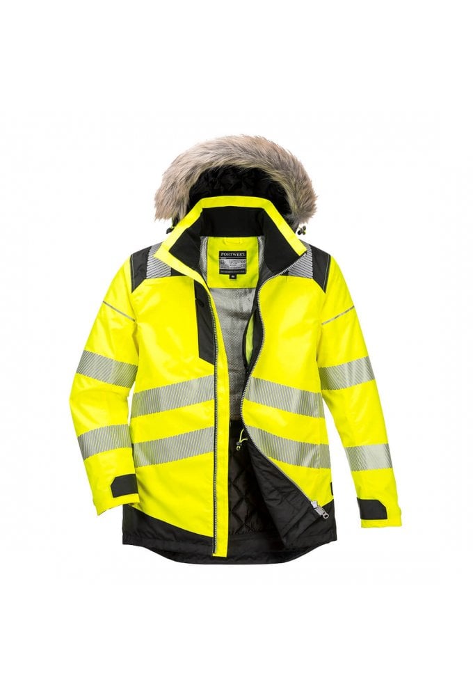 PW369 - PW3 Hi-Vis Winter Parka Jacket (Small to 5Xlarge) 2 COLOURS RIS 3279 TOM Orange / Black Only