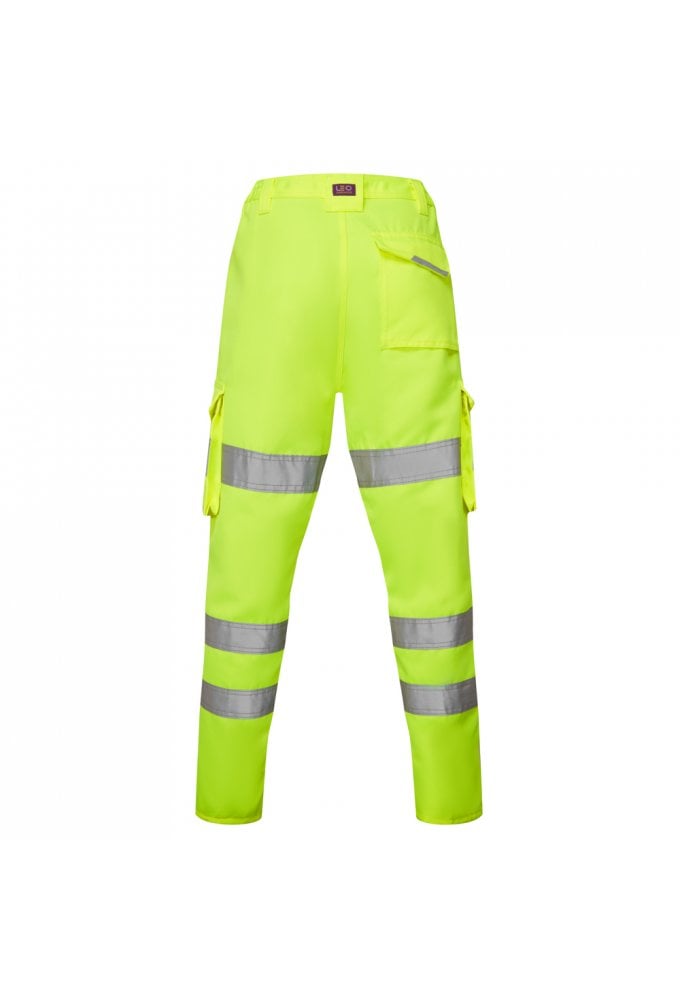 CL01 Pennymoor ISO 20471 Class 2 Women's Poly/Cotton Women's Cargo Trouser Yellow (6 to 26)