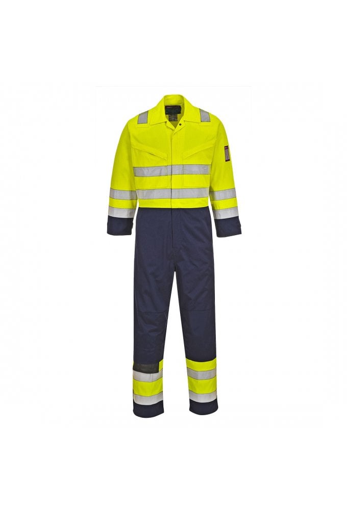 MV28 - Portwest Hi-Vis Modaflame Coverall (Small to 5XLarge)