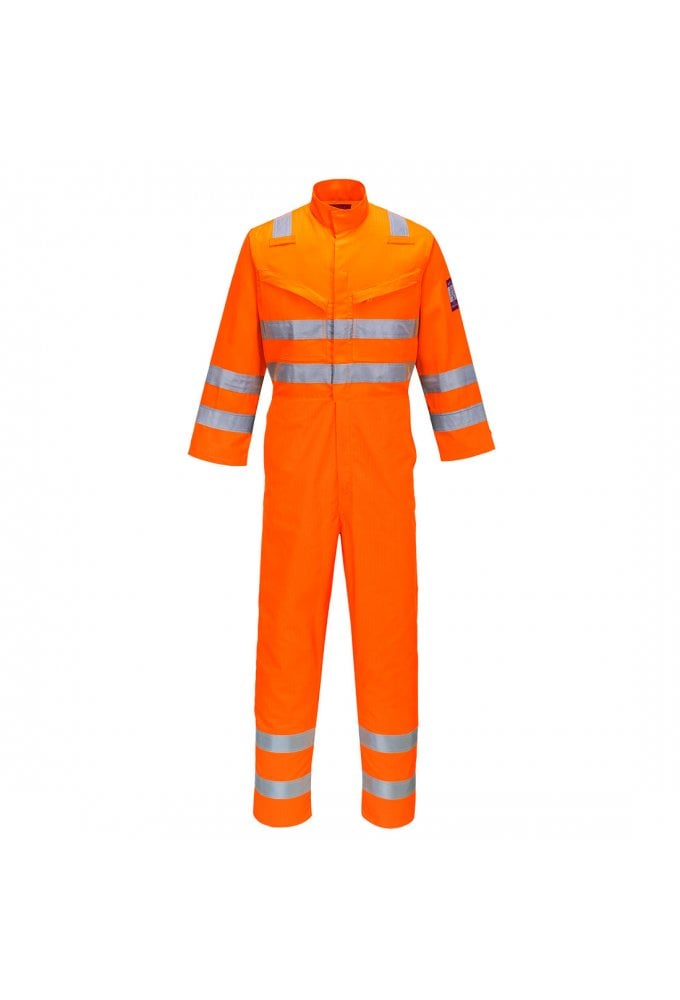 MV91 - Portwest Modaflame RIS Orange Coverall (Size Small to 3XLarge) RIS 3279 TOM