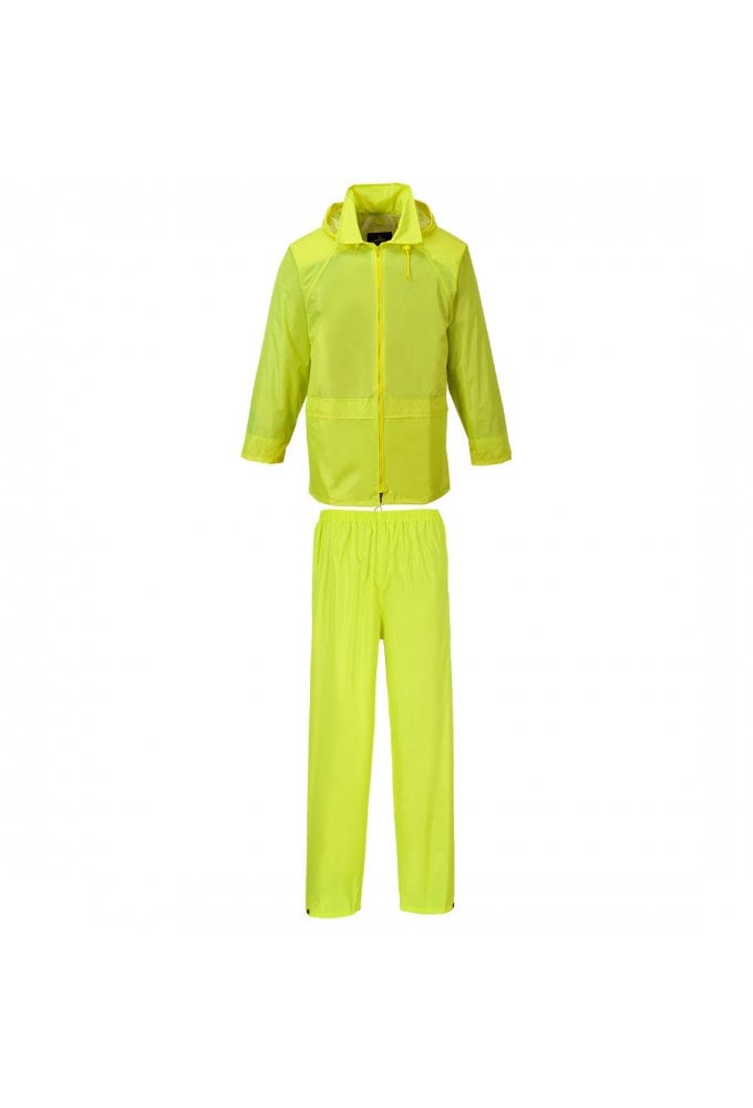 L440 Portwest Essential Rainsuit 2 Piece (Xsmall to 6XLarge ) 2 COLOURS
