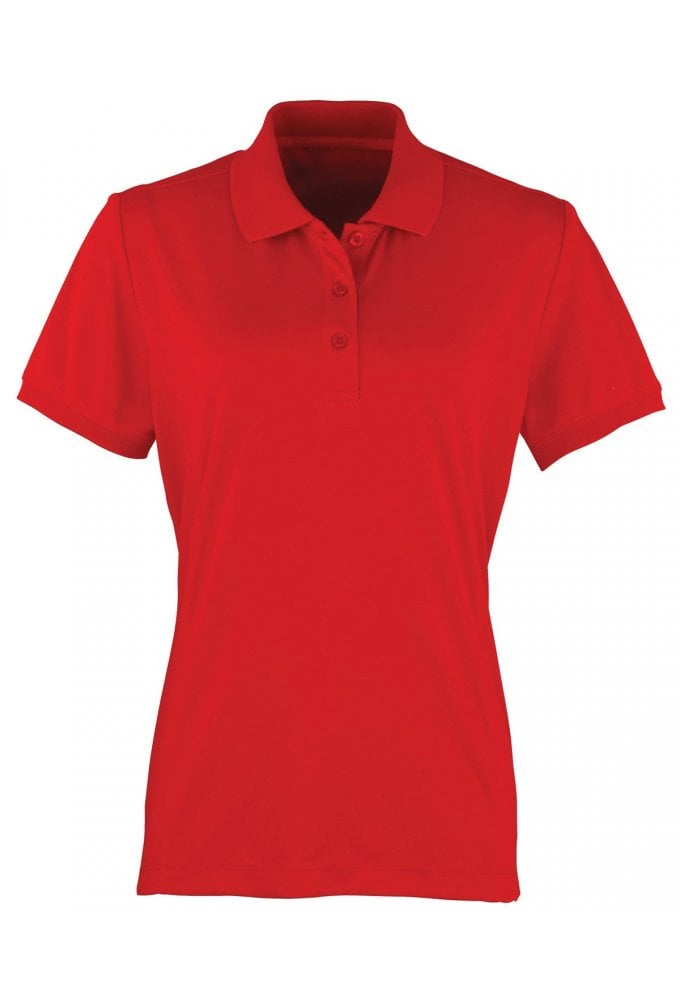 PR616 Premier  PR616 Women's Coolchecker® piquÃ© polo Size 8-18 (18 COLOURS)