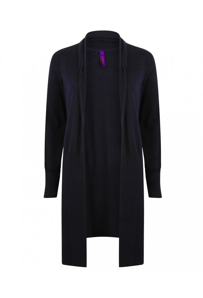 hENBURY HB719 Women's longline open cardigan 3 COLOURS (Size 8-22)