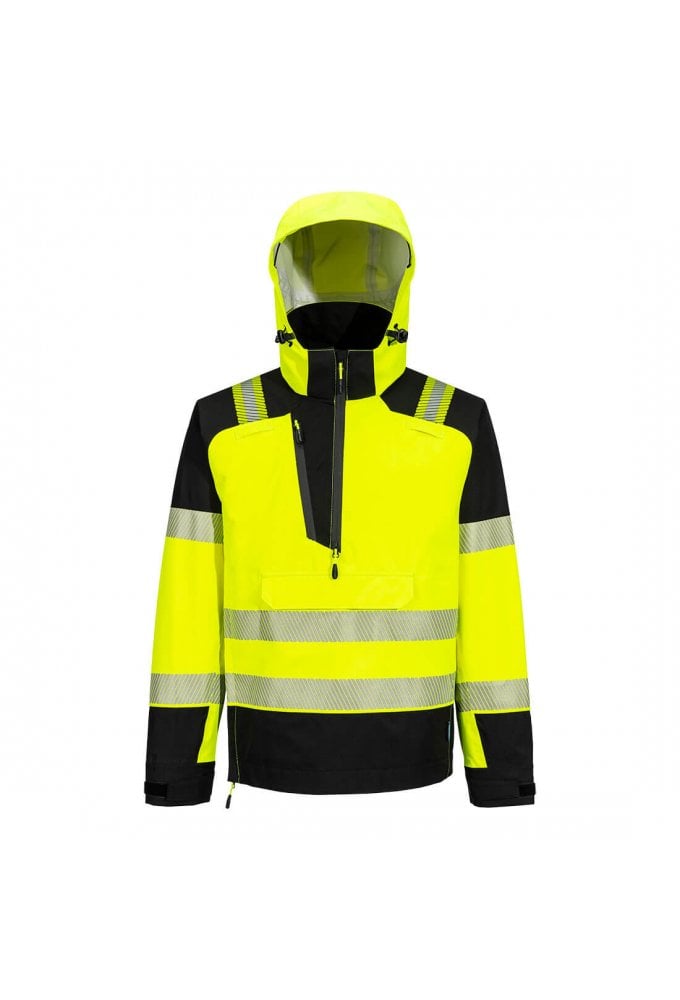 Portwest T161 - PW3 Hi-Vis Overhead Rain Jacket (3L) Sizes Small-4XL (2 COLOURS)