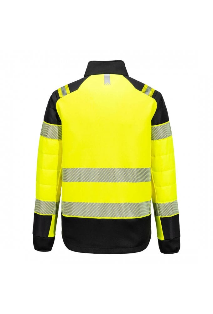 Portwest T170 - PW3 Hi-Vis Hybrid Baffle Jacket Sizes Small-4XL (2 COLOURS)