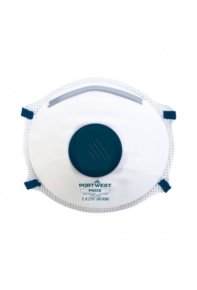 Portwest P203 - FFP2 Valved Dolomite Respirator (Pk10)