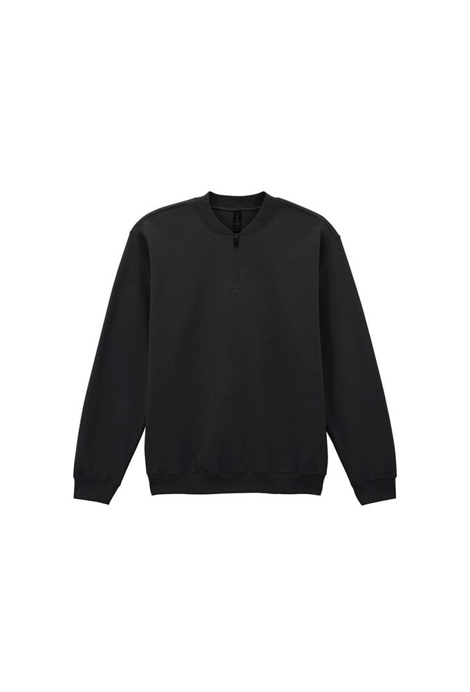 GD069 Gildan Softyle Mid wesight 1/4 zip Fleece Lined Sweat (Small to 3XLarge) 9 COLOURS