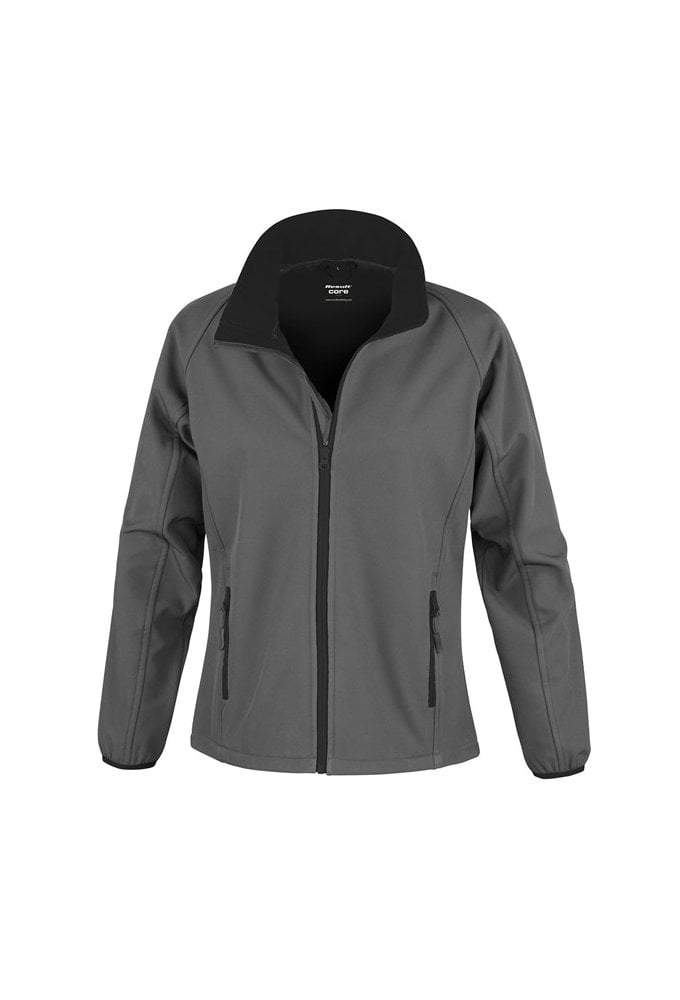 R231F Women's Core printable softshell jacket (XSMALL TO 2XLARGE) 9 COLOURS
