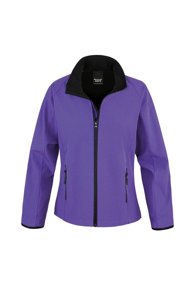 R231F Women's Core printable softshell jacket (XSMALL TO 2XLARGE) 9 COLOURS