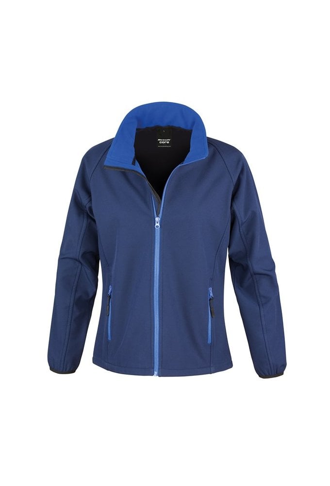 R231F Women's Core printable softshell jacket (XSMALL TO 2XLARGE) 9 COLOURS