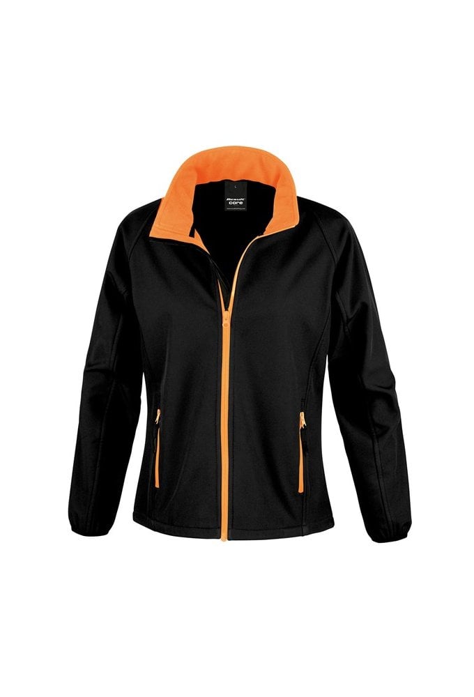 R231F Women's Core printable softshell jacket (XSMALL TO 2XLARGE) 9 COLOURS