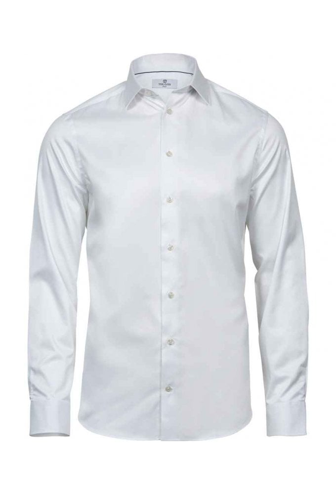 T4021 Tee Jays Luxury Slim FiT Long Sleeved Oxford Shirt (Small to 2Xlarge 2 COLOURS