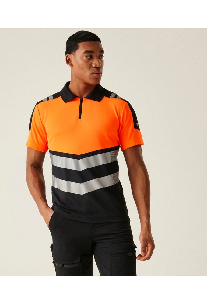 Regatta Hi Visibility RG482 Hi-Vis X-Pro Polo (Class 1) Size Small-4XL (2COLOURS)