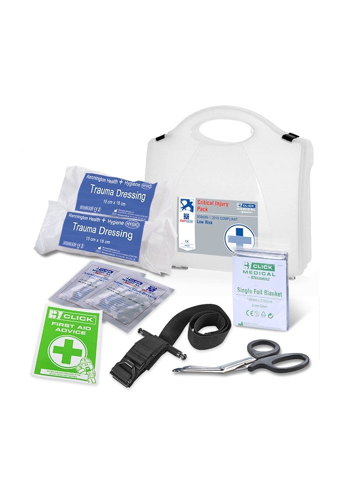 CM0080  	 BS8599-1:2019 CRITICAL INJURY PACK LOW RISK IN BOX