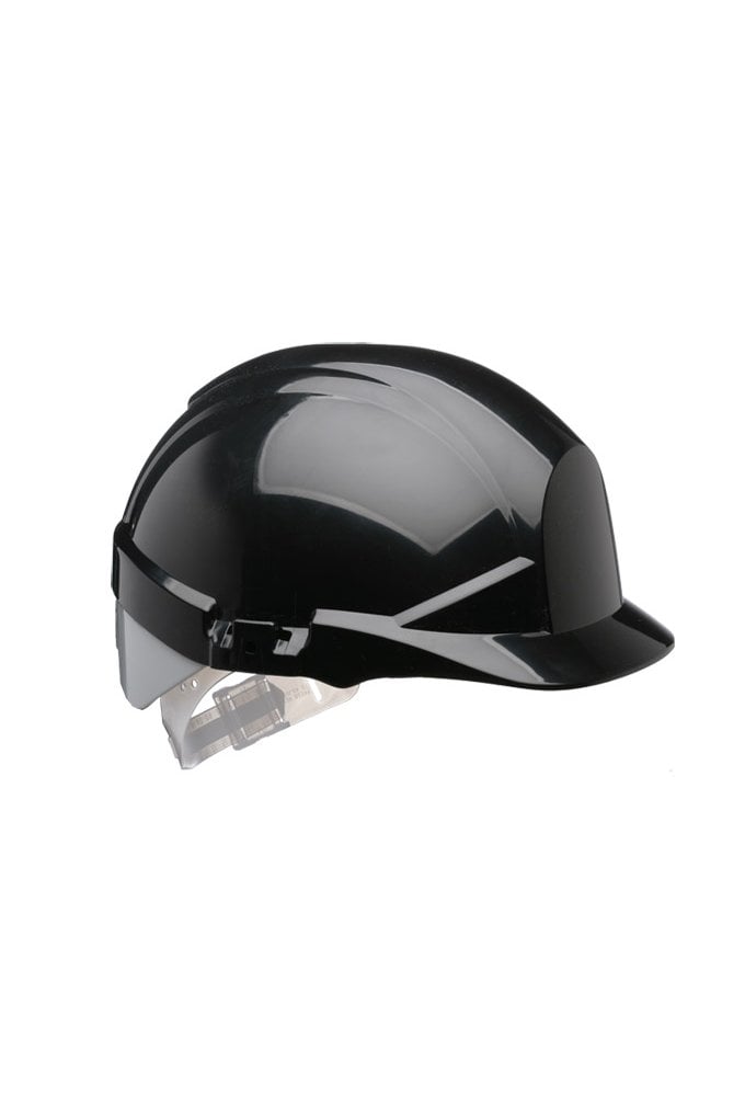 Centurion Reflex Slip Ratchet Helmet BLACK WITH SILVER FLASH
