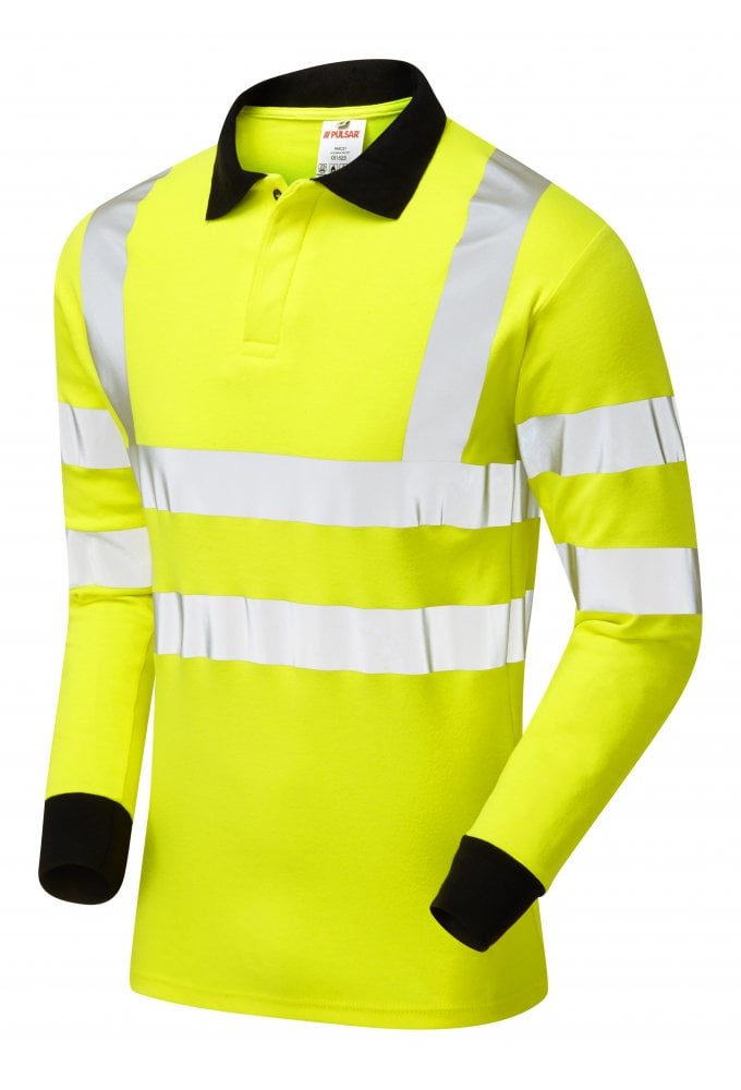 PARC21 Pulsar PULSAR® Protect Electric ARC High Visibility Polo Shirt Yellow
