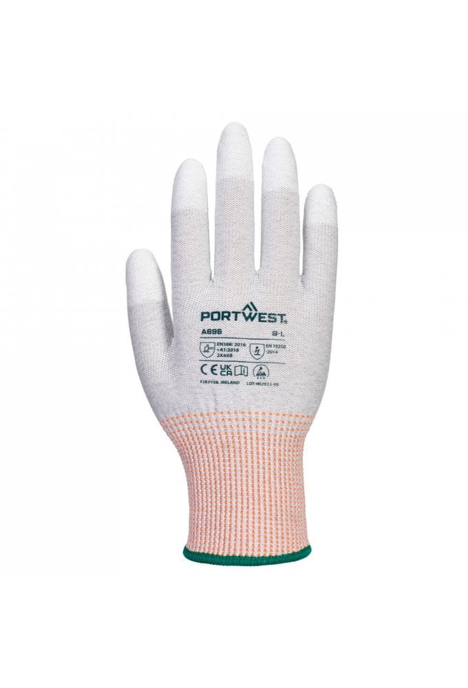 LR13 ESD PU Fingertip Cut Glove