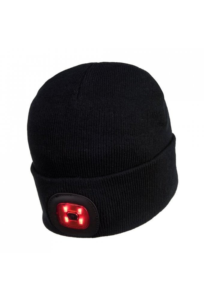Rechargeable Twin LED Beanie