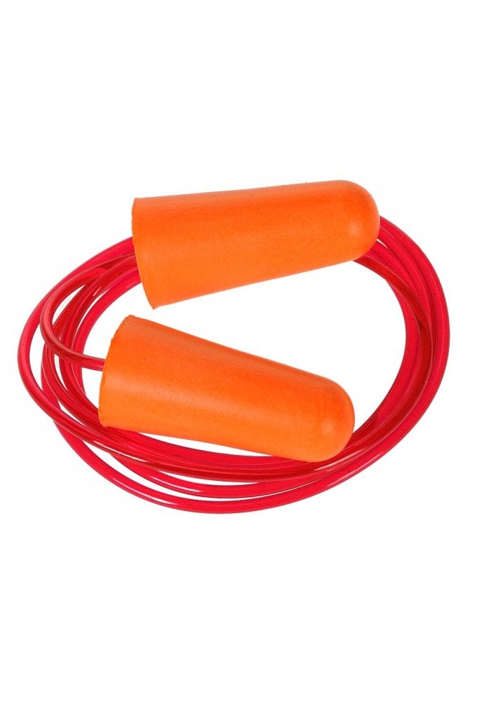 Corded PU Foam Ear Plugs (200 Pairs)