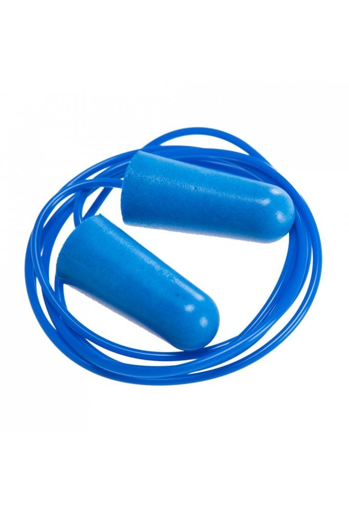 Detectable Corded PU Ear Plugs (200 Pairs)
