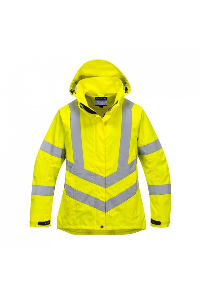 LW70 Hi-Vis Women's Breathable Rain Jacket (XSmall to 3XLarge)