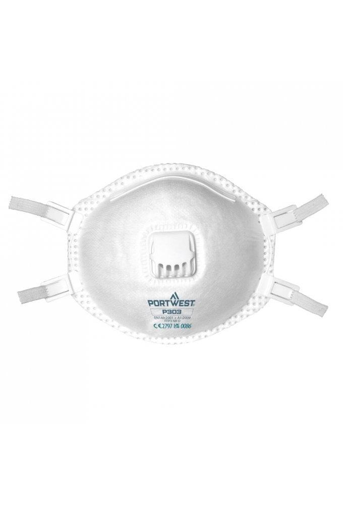 FFP3 Valved Dolomite Respirator (Pk10)