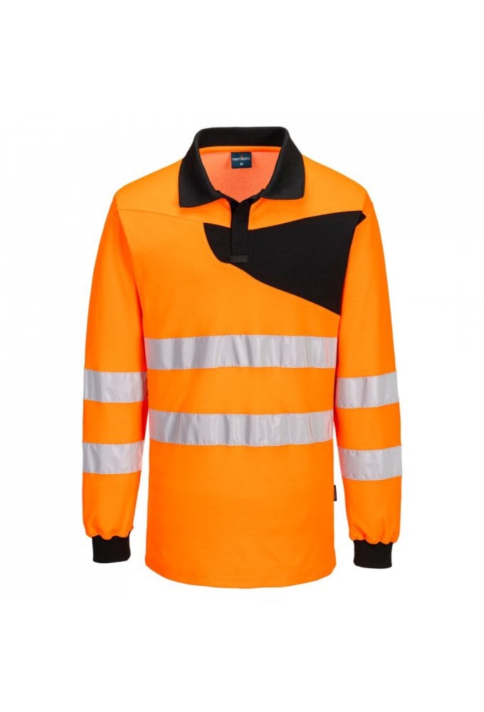 PW2 Hi-Vis Polo Shirt L/S
