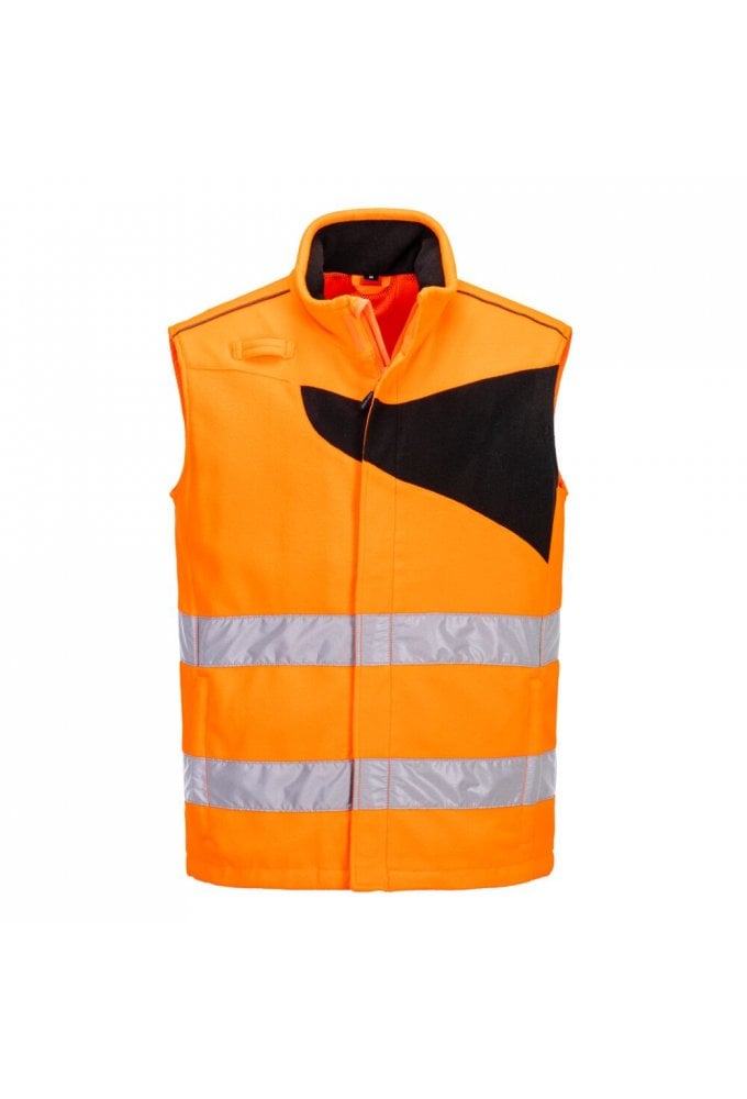 PW2 Hi-Vis Fleece Bodywarmer
