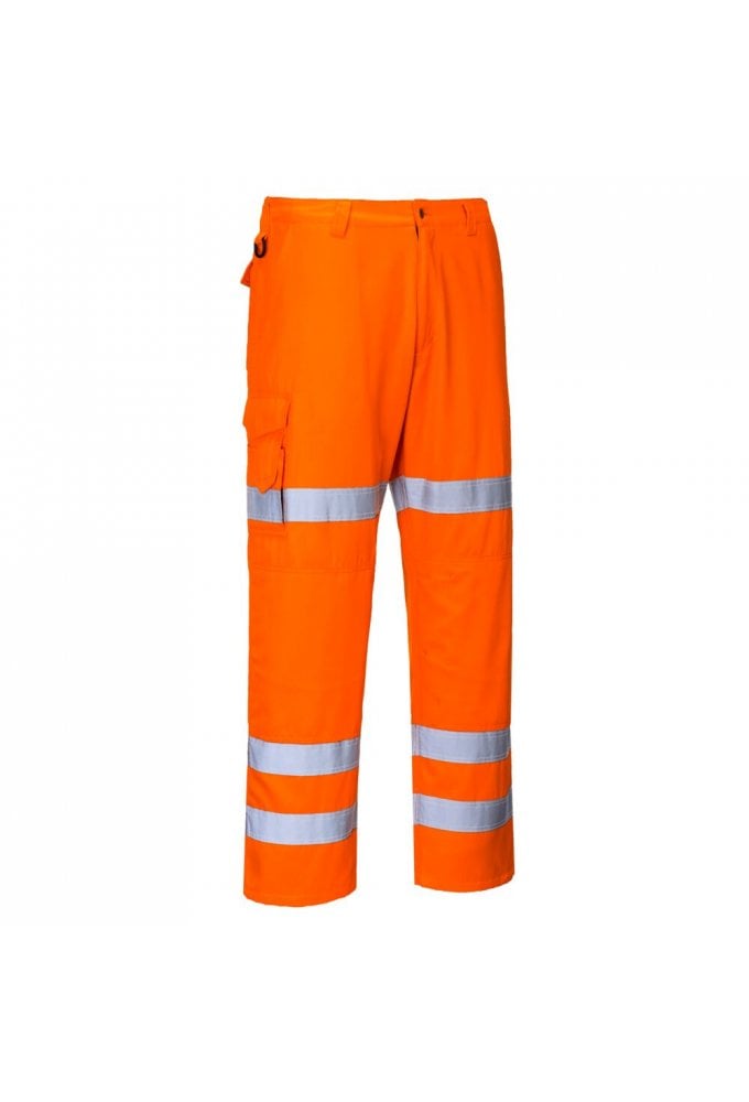 Hi-Vis Three Band Work Trousers
