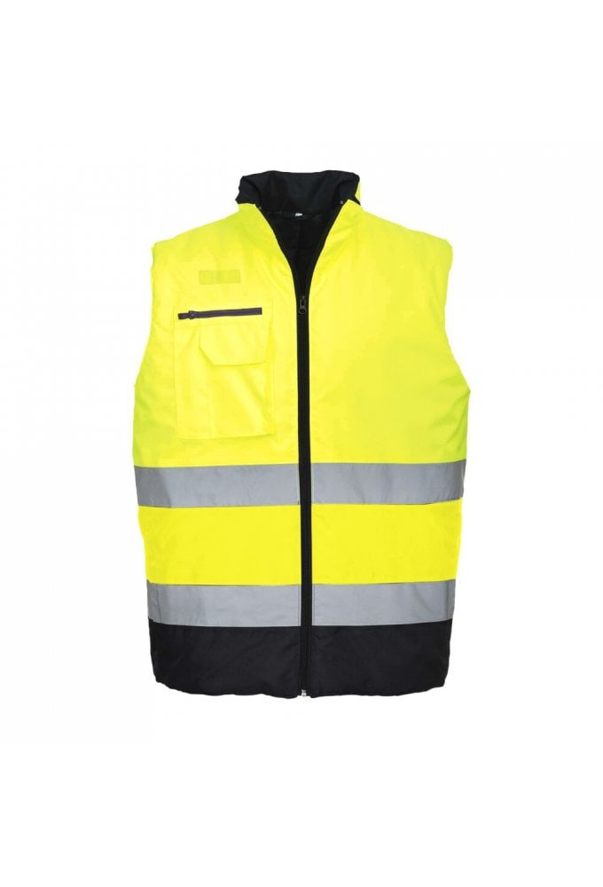 Portwest S267 Hi-Vis Contrast Bodywarmer