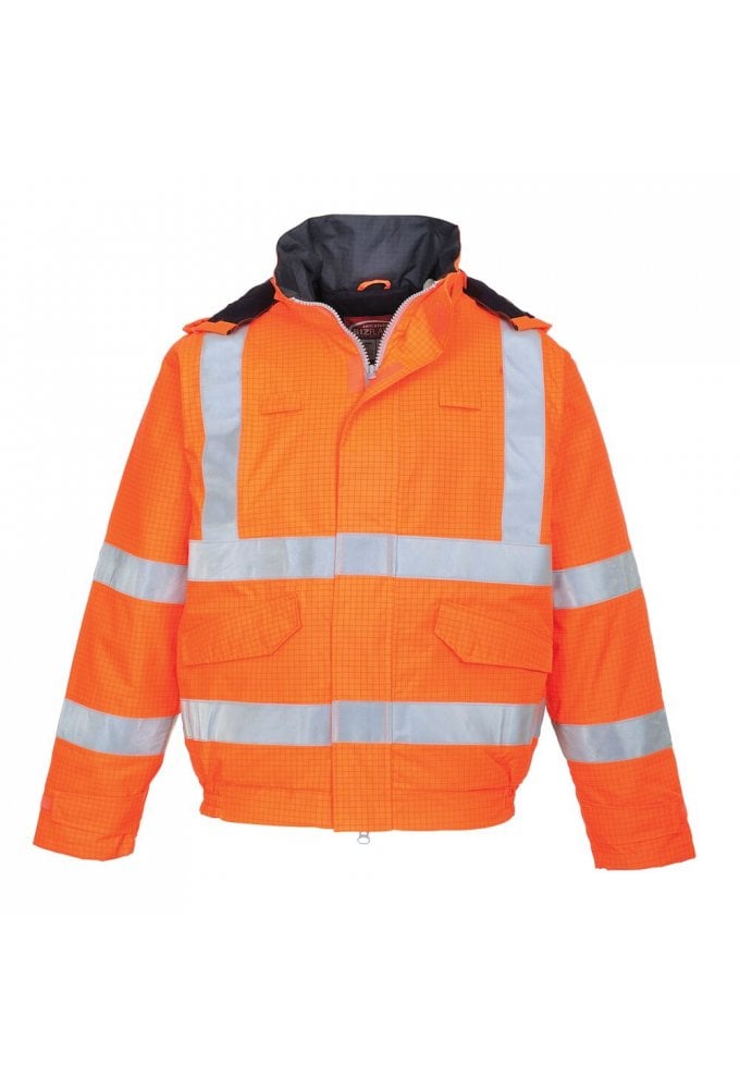 Bizflame Rain Hi-Vis FR Winter Bomber Jacket