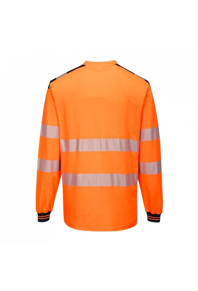 PW3 Hi-Vis Cotton Comfort T-Shirt L/S