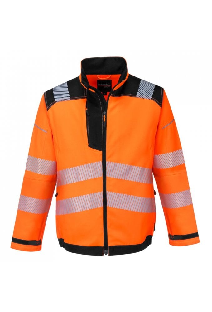 t500 PW3 Hi-Vis Poly Cotton Work Jacket (Small to 3XLarge) 4  COLOURS