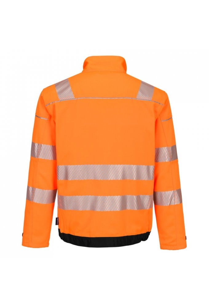 t500 PW3 Hi-Vis Poly Cotton Work Jacket (Small to 3XLarge) 4  COLOURS