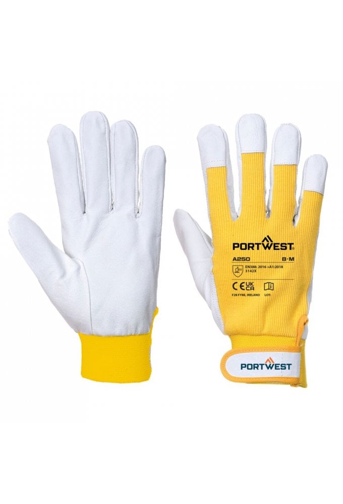 Leather 110 Grain Palm Mechanical Glove