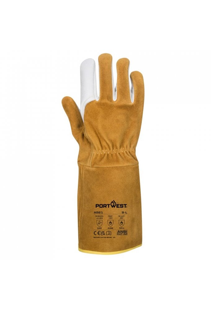 TIG Welders 220 Grain Leather Gauntlet