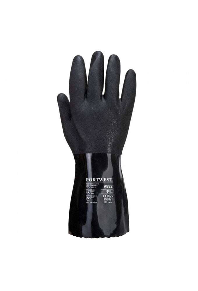 ESD PVC Chemical Gauntlet