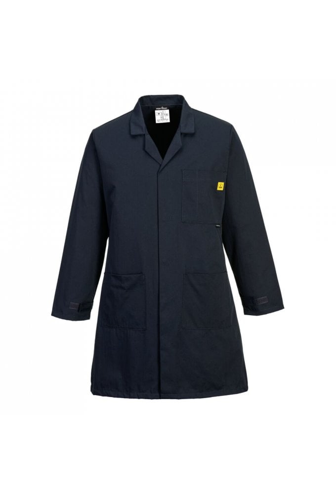 Portwest AS10 Anti-Static ESD Coat