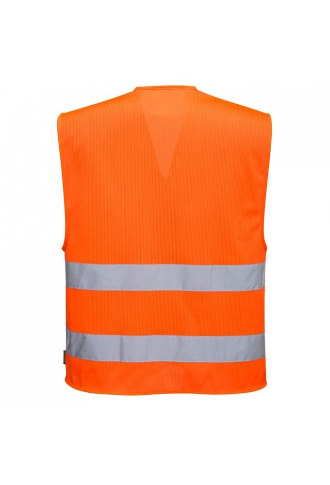 Hi-Vis Mesh Two Band Vest