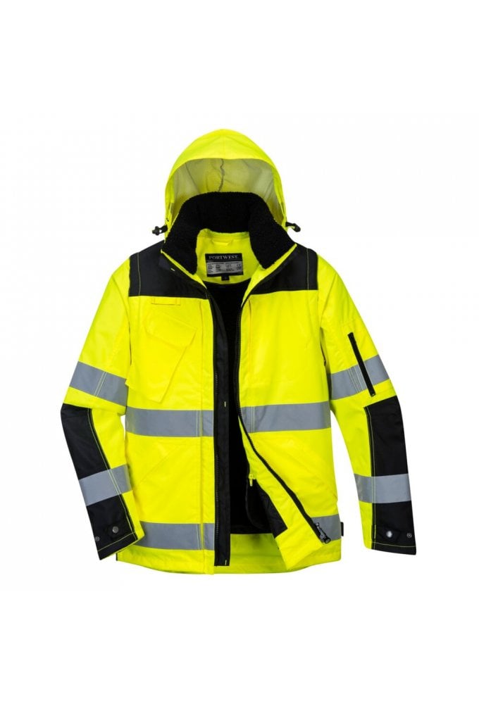 C469 Poartwest Hi-Vis 3-in-1 Contrast Winter Pro Jacket (Small to 3XLarge) 2 COLOURS