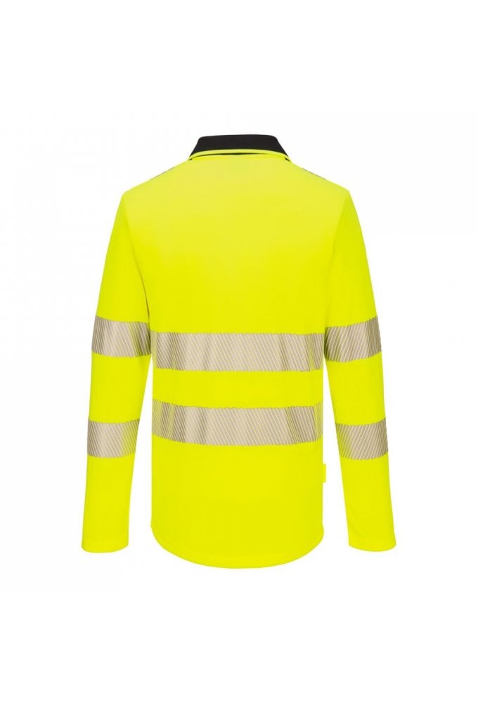 DX4 Hi-Vis Zip Polo Shirt L/S
