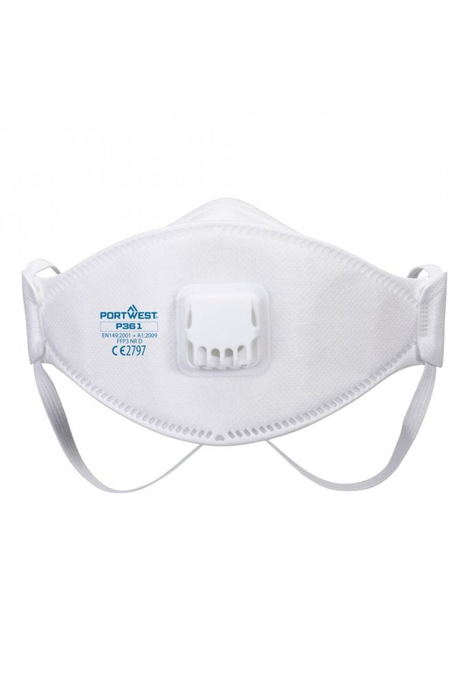 Trifold Valved Dolomite FFP3 Respirator (Pk10)